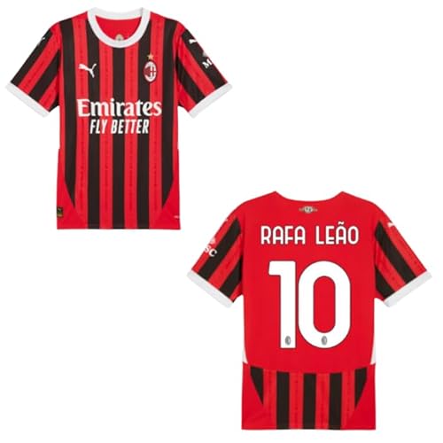 PUMA Original Home AC Milan Trikot - Offizielles Herren Heimtrikot AC Mailand 24/25 - Rafa Leao 10 - Gr. L - Fussball Geschenke Fanartikel PUMA Original Home AC Milan Trikot - Offizielles Herren Heimtrikot AC Mailand 24/25 - Rafa Leao 10 - Gr. L - Fussball Geschenke Fanartikel von PUMA