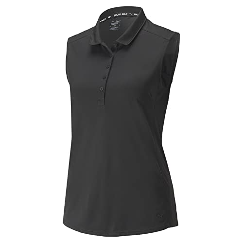 PUMA Damen Ärmelloses Gamer Golf Poloshirt SBlack von PUMA