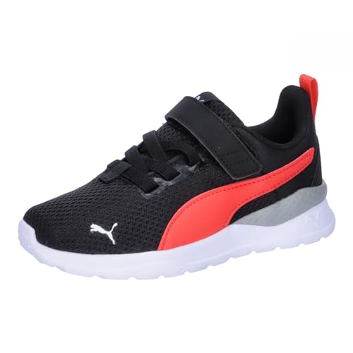 Puma Unisex Kids Anzarun Lite Ac+ Ps Sneakers, Puma Black-Active Red-Puma White, 28 EU von PUMA