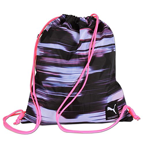 PUMA Academy Gym Sack Bag Sportbeutel Turnbeutel Sporttasche schwarz pink von PUMA