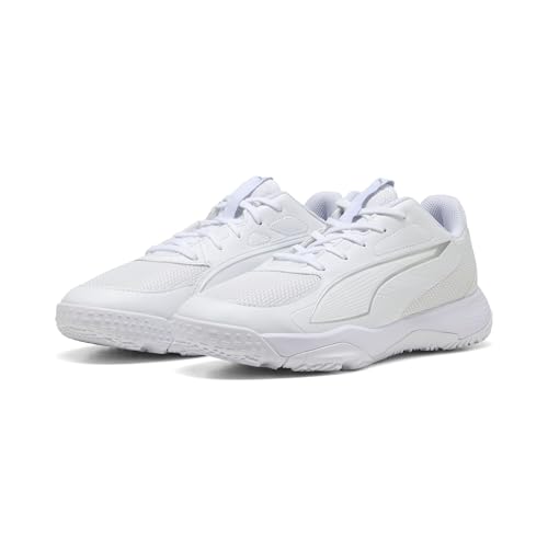 PUMA Accelerate Jr 4 Handballschuh, Weiß Silber, 38.5 EU von PUMA