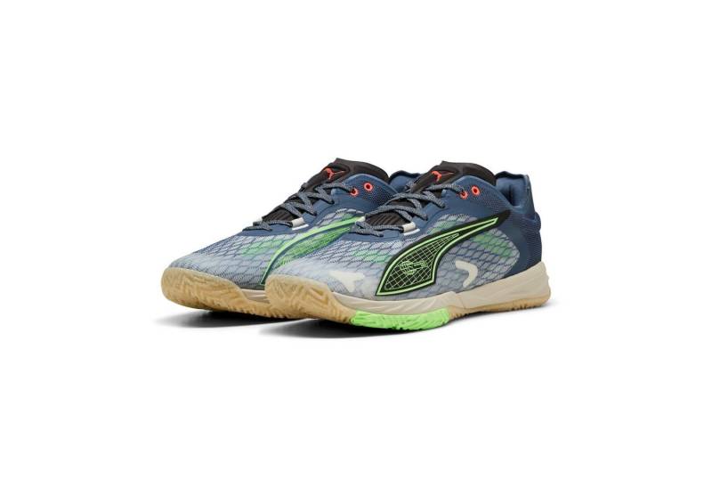 PUMA Accelerate NITRO SQD 4 FOR PUMA WHITE-GREY DAWN-SAFETY YE Handballschuh von PUMA