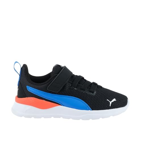 PUMA Anzarun Lite Ac+ Ps Unisex Kinder Sneaker, Puma Schwarz Hyperlink Blau Puma Weiß Redmazing, 34.5 EU von PUMA