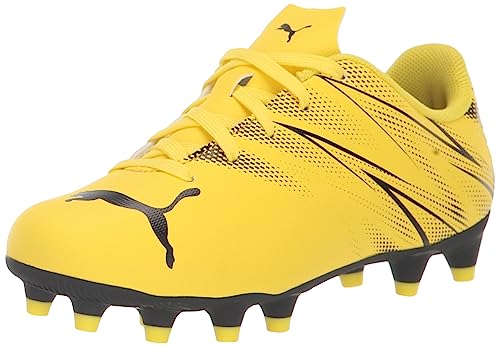 PUMA Attacanto Firm Artificial Ground Sneaker, Yellow Blaze Black, 5.5 US Unisex Big Kid von PUMA