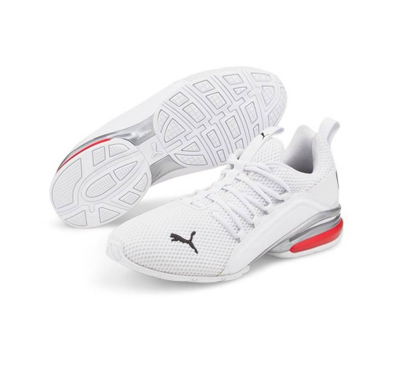 PUMA Axelion LS weiss/rot Herren Sneaker von PUMA