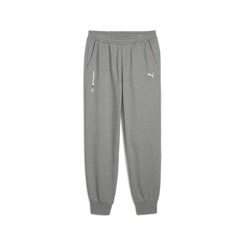 PUMA Herren BMW M Motorsport Essentials Fleece Sweatpants, Medium Grey Heather+, X-Groß von PUMA
