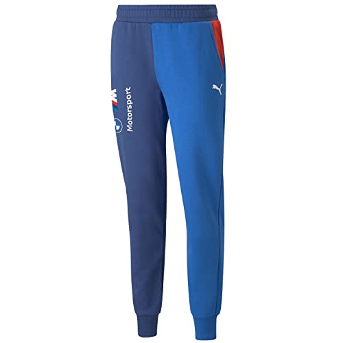 PUMA BMW MMS ESS Fleece Motortsport Jogginghose Herren, Größe:L, Farbe:Blau von PUMA