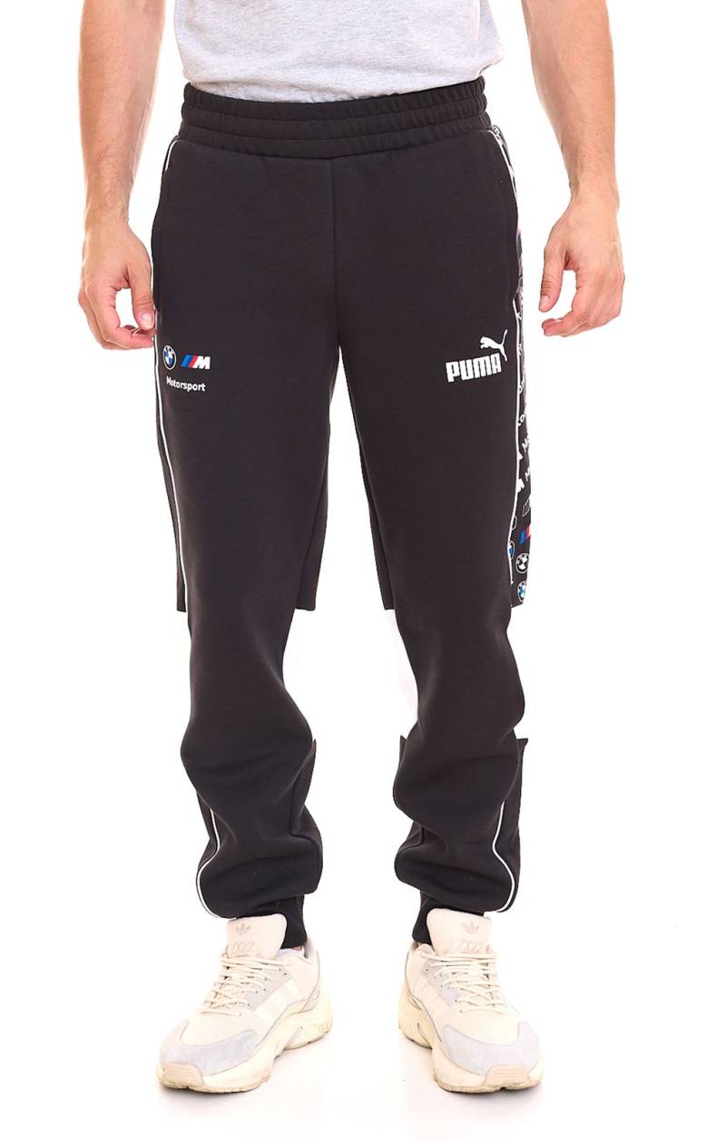 PUMA BMW MMS Herren Jogging-Hose lässige Herren Sweat-Hose mit elastischem Bund 621867 01 Schwarz von PUMA