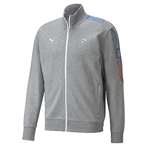 PUMA BMW MMS T7 Full-Zip, Herren, BMW MMS T7 Full-Zip, Mittelgrau meliert, Large von PUMA