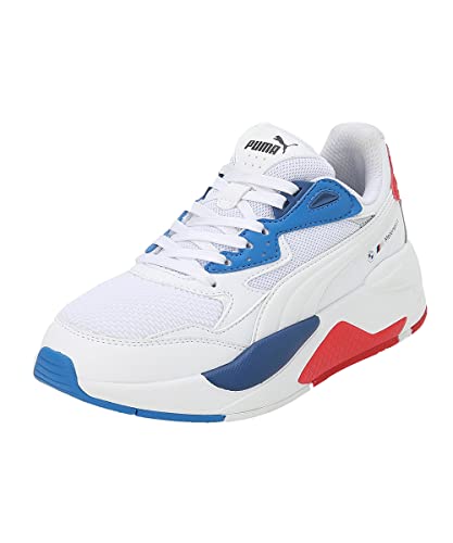 PUMA BMW MMS X-Ray Speed Jr Sneaker, White Pro Blue Pop Red, 38.5 EU von PUMA