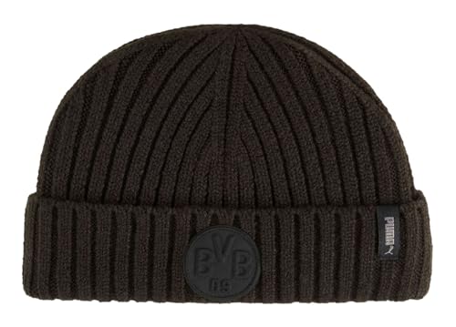 PUMA BVB Monochrome Fisherman Beanie Puma Black von PUMA