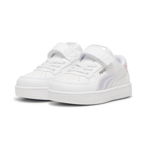 PUMA Baby-Mädchen CAVEN Holo 2.0 AC+ INF Sneaker, White-Mauve Mist Silver, 22 EU von PUMA