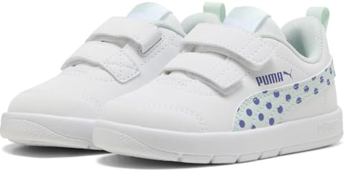 PUMA COURTFLEX V3 Dotty V INF, Weiblich Sneaker, PUMA White-Lilac Frost, von PUMA