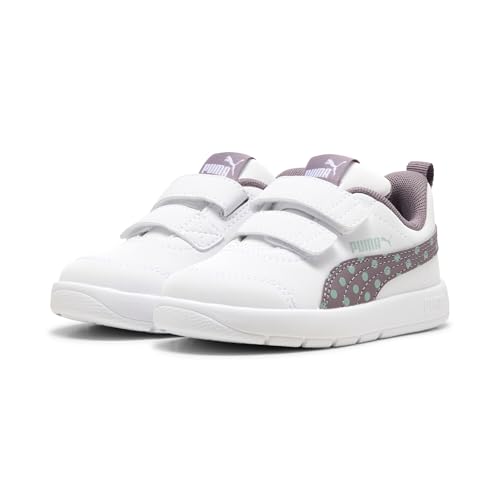PUMA Baby-Mädchen COURTFLEX V3 Dotty V INF Sneaker, White-Plum Jam-Light Moss, 24 EU PUMA Baby-Mädchen COURTFLEX V3 Dotty V INF Sneaker, White-Plum Jam-Light Moss, 24 EU von PUMA