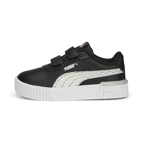 PUMA Girls' Fashion Shoes CARINA 2.0 MERMAID V INF Trainers & Sneakers, PUMA BLACK-LILAC CHIFFON-PUMA SILVER-PUMA WHITE, 20 von PUMA