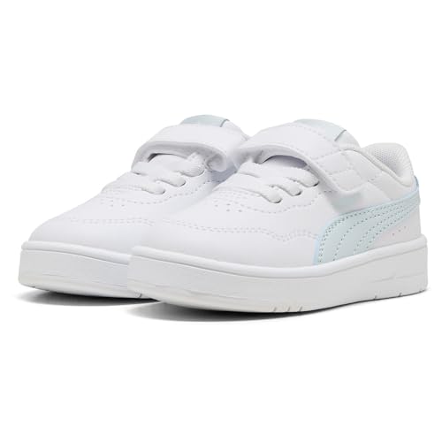 PUMA Baby-Mädchen Court Lally AC+ INF Sneaker, White-Peaceful Blue, 25.5 EU von PUMA