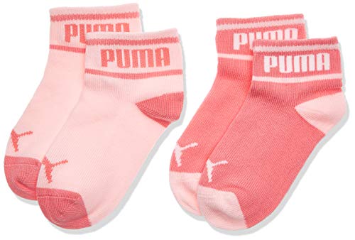 PUMA Baby - Mädchen Puma Wording 2p Socken, Pink (Pink 276), 15-18 EU von PUMA