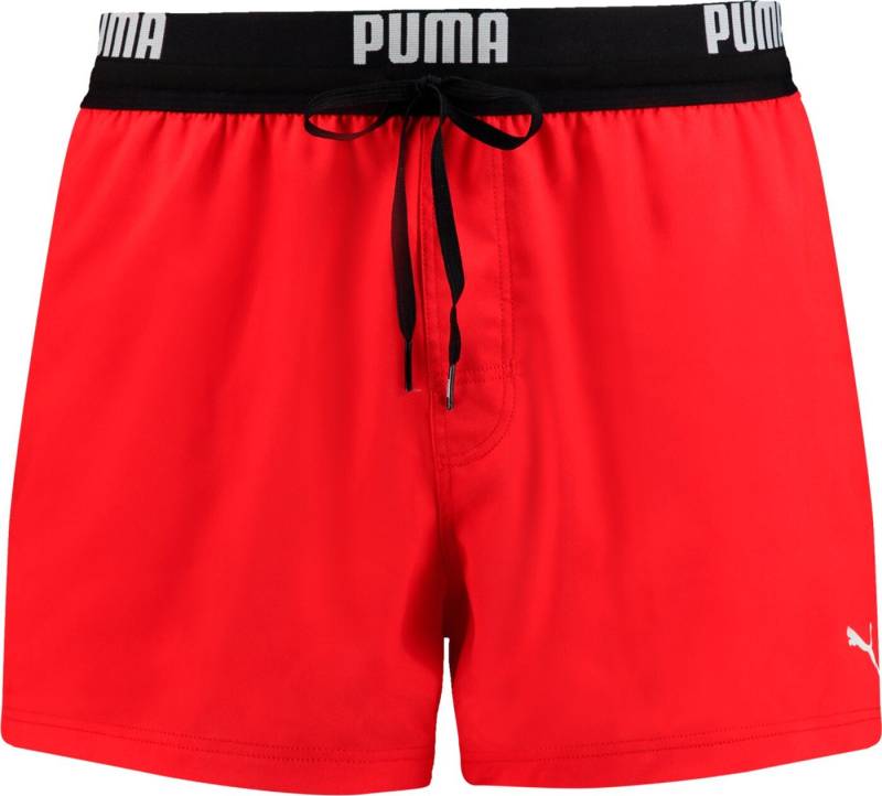 PUMA Badeshorts PUMA SWIM MEN LOGO SHORT SHORTS 1P RED von PUMA