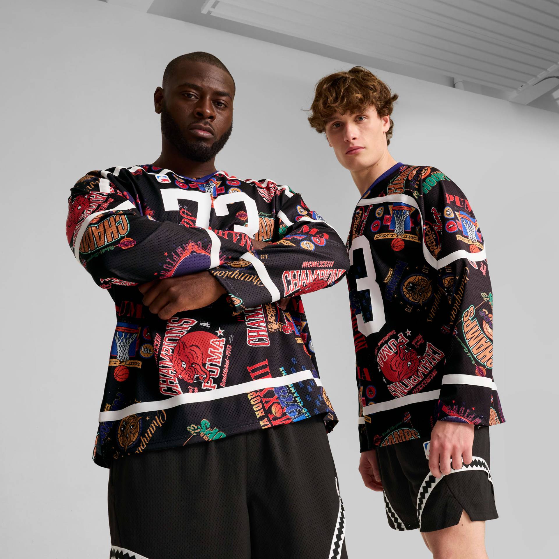 PUMA Bandwagon Basketballtrikot Herren, Schwarz, Größe: XXL, Kleidung von PUMA