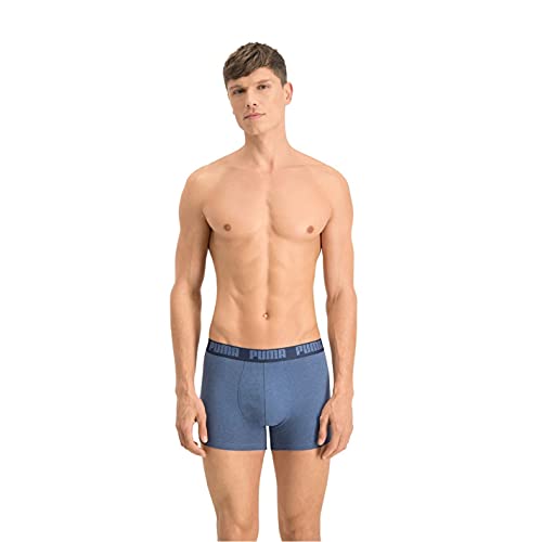 PUMA Herren Boxer Unterwäsche, Marineblau, S (2er Pack) von PUMA