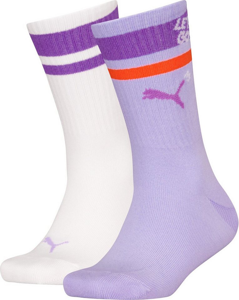 PUMA Basicsocken PUMA KIDS HERITAGE STRIPE CREW SO, fluor yellow von PUMA