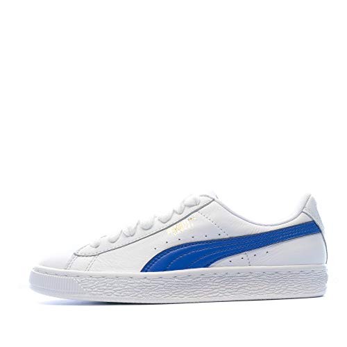 PUMA Basket Classic LFS, Unisex-Erwachsene, knöchelfrei, weiß/blau, 38 EU von PUMA