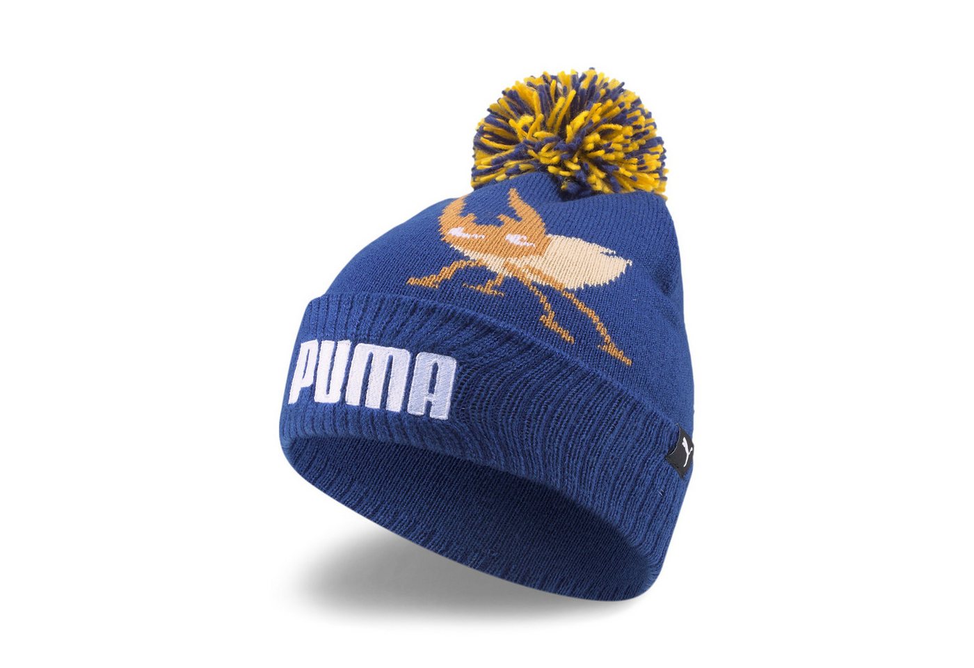 PUMA Beanie Small World Pom-Pom Kinder Mütze (1-St) Pom-Pom von PUMA