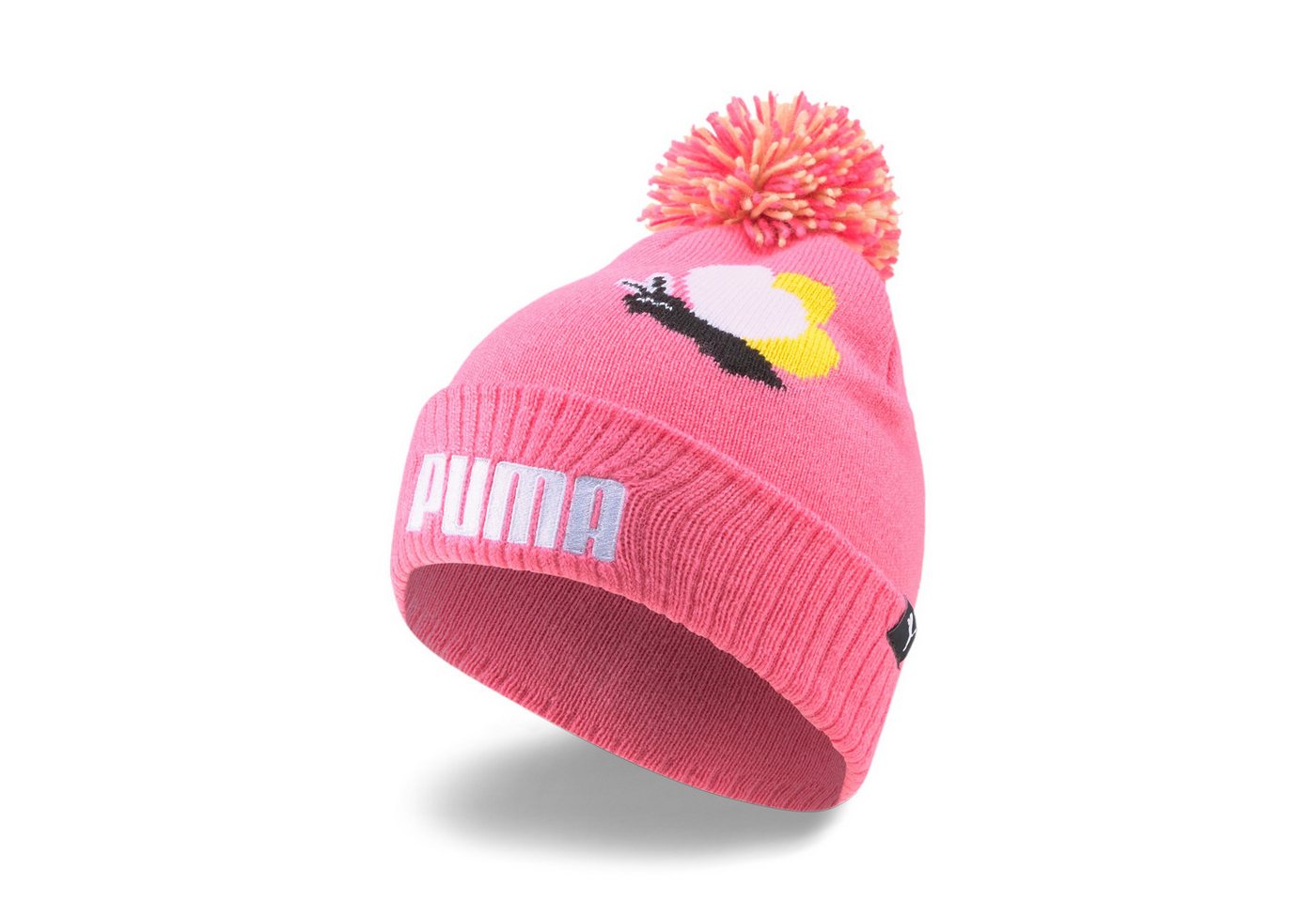 PUMA Beanie Small World Pom-Pom Kinder Mütze (1-St) Pom-Pom von PUMA