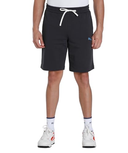 PUMA Herren Kurze Hose Sporthose Jogginghose Better Essential Shorts, Farbe:Grau, Hosengröße:M, Artikel:-75 Flat Dark Gray von PUMA
