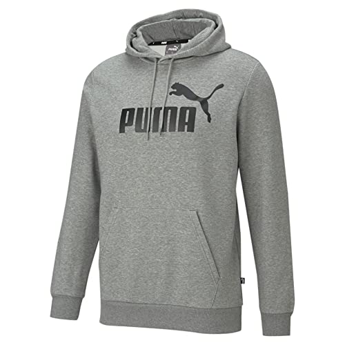 PUMA Big Logo Hoody Kapuzenpullover (Grey, M) von PUMA