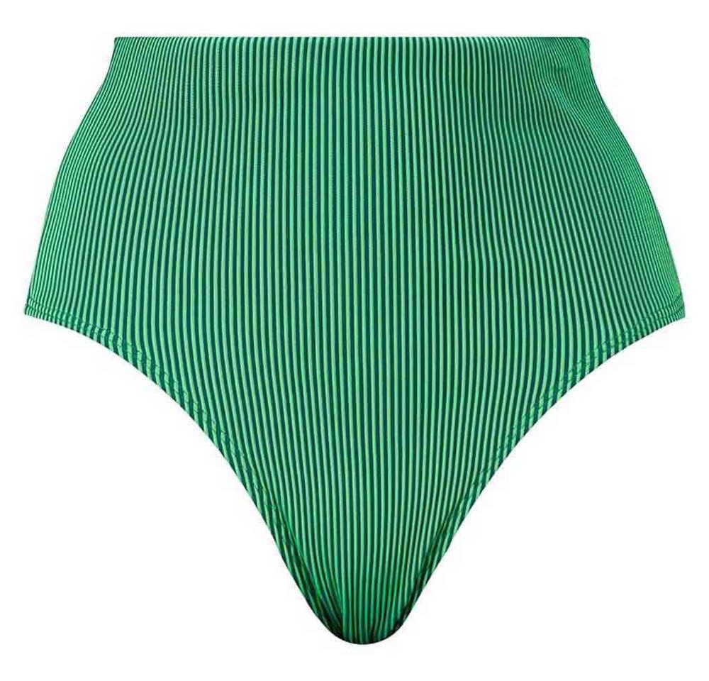 PUMA Bikini-Hose PUMA SWIM WOMEN RIBBED HIGH WAIST B GREEN / BLACK von PUMA