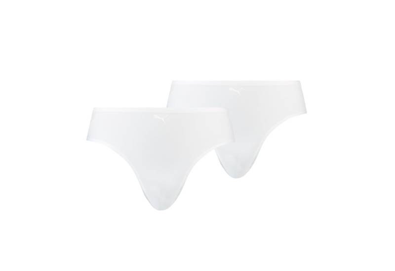 PUMA Bikinislip PUMA WOMEN ONE SIZE BRIEF 2P HANG (2er Pack) Mit nahtlosen Kanten, Einheitsgröße von PUMA