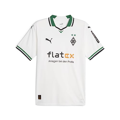 PUMA Borussia Mönchengladbach Trikot Home 2023/2024 Herren weiß/grün, 4XL von PUMA