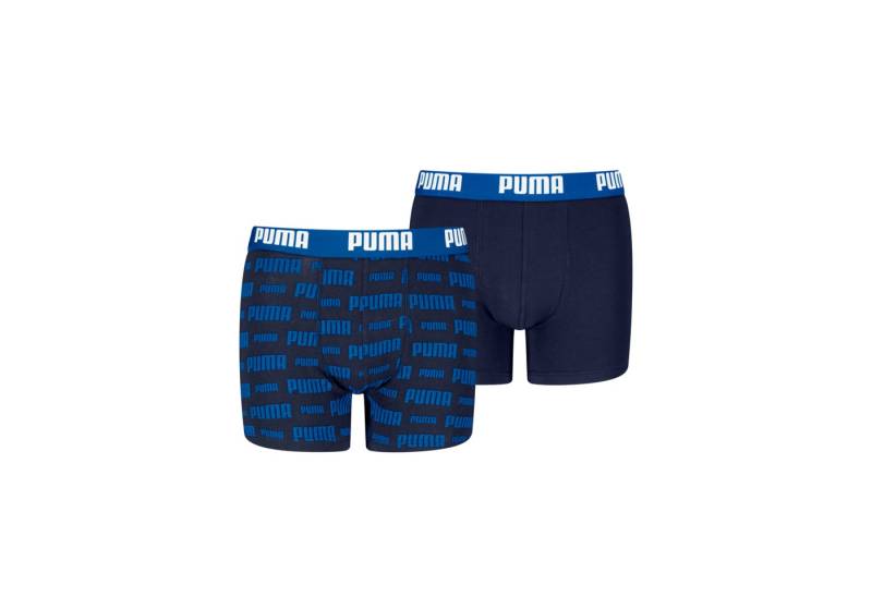 PUMA Boxershorts PUMA BOYS EVERYDAY LOGO PRINT BOXERS 2P (Packung, 2er Pack) mit breitem Logobund von PUMA