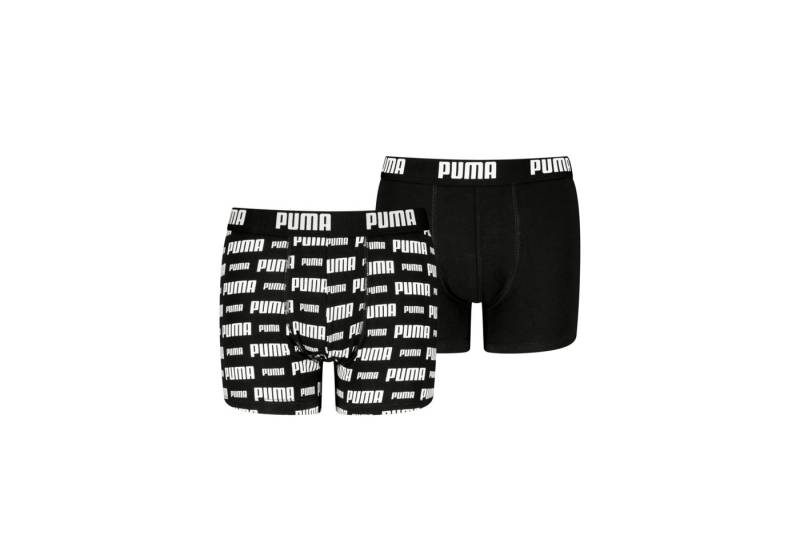 PUMA Boxershorts PUMA BOYS EVERYDAY LOGO PRINT BOXERS 2P (Packung, 2er Pack) mit breitem Logobund von PUMA