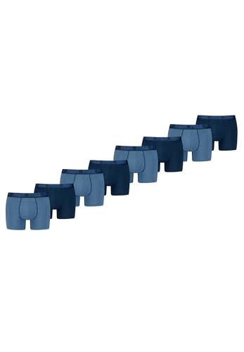 PUMA Boxer Boxershorts Men Herren Everyday Unterhose Unterwäsche 8er Pack, Farbe:007 - Denim, Bekleidungsgröße:M von PUMA