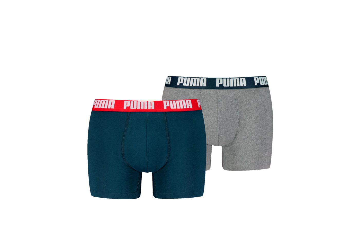 PUMA Boxershorts PUMA MEN EVERYDAY BASIC BOXERS 2P (2er Pack) mit Logobund von PUMA