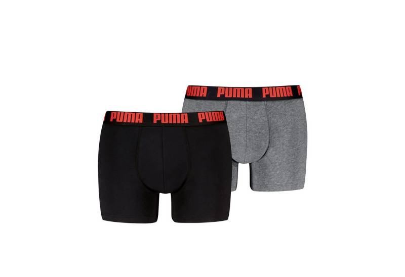 PUMA Boxershorts PUMA MEN EVERYDAY BASIC BOXERS 2P (2er Pack) mit Logobund von PUMA