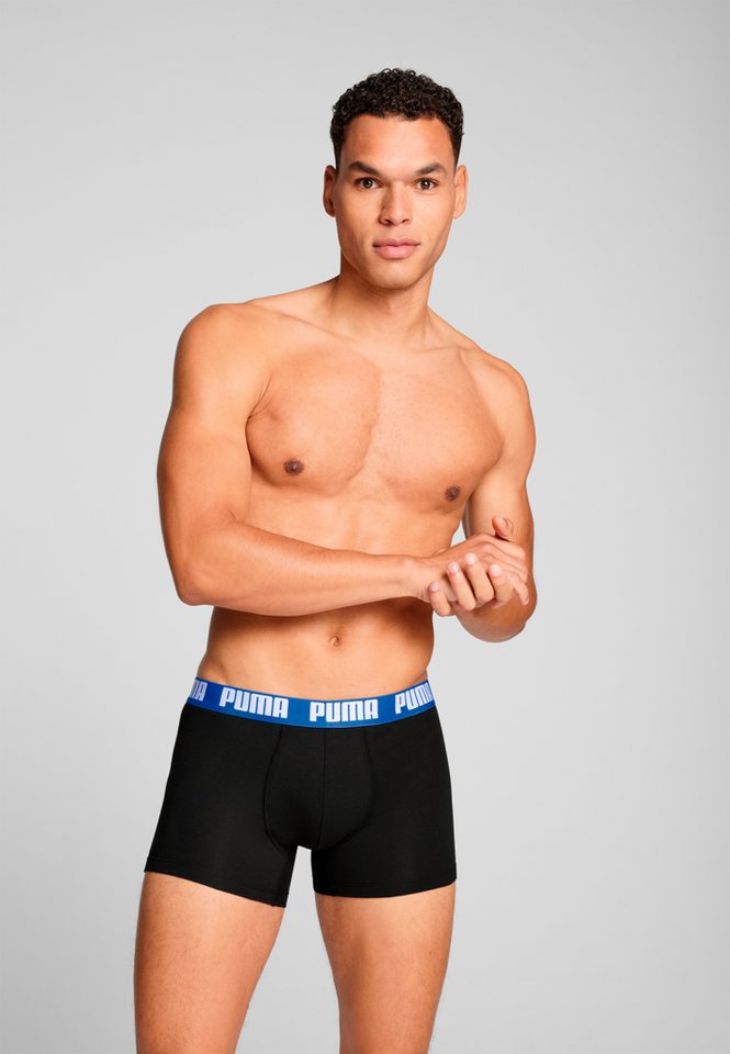 PUMA Boxershorts PUMA MEN EVERYDAY BASIC BOXERS 2P (2er Pack) mit Logobund von PUMA