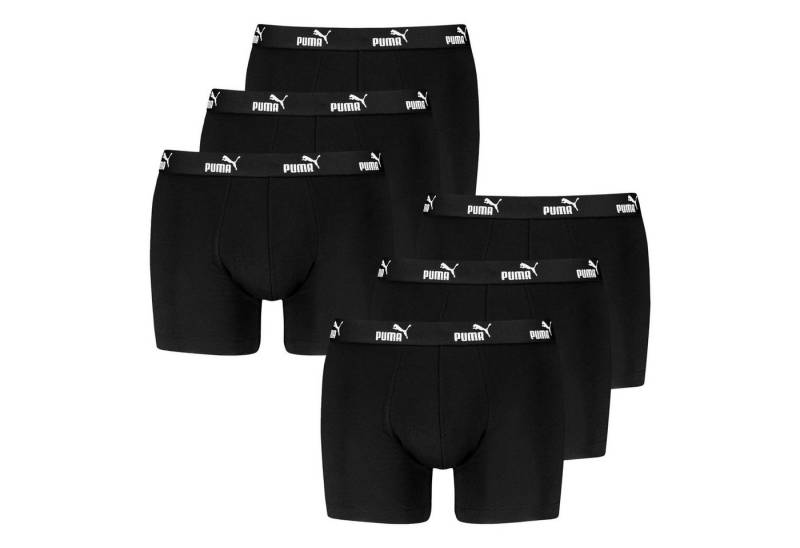 PUMA Boxer Everyday Cotton Stretch (6-St) mit umlaufendem Markenschriftzug von PUMA