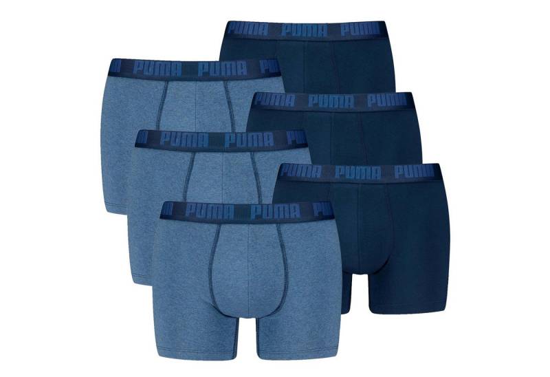 PUMA Boxer Herren Boxershort 6er Pack Baumwolle (Packung, 6er Pack) von PUMA