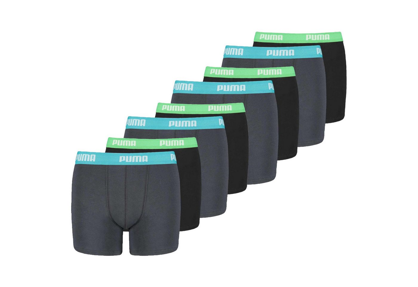 PUMA Boxer Jungen Boxer Shorts, 8er Pack - Basic Boxer ECOM von PUMA