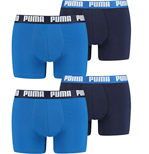 PUMA Boxershort 4er Pack Herren 4 Boxer Edition (True Blue/True Blue-420, M) von PUMA