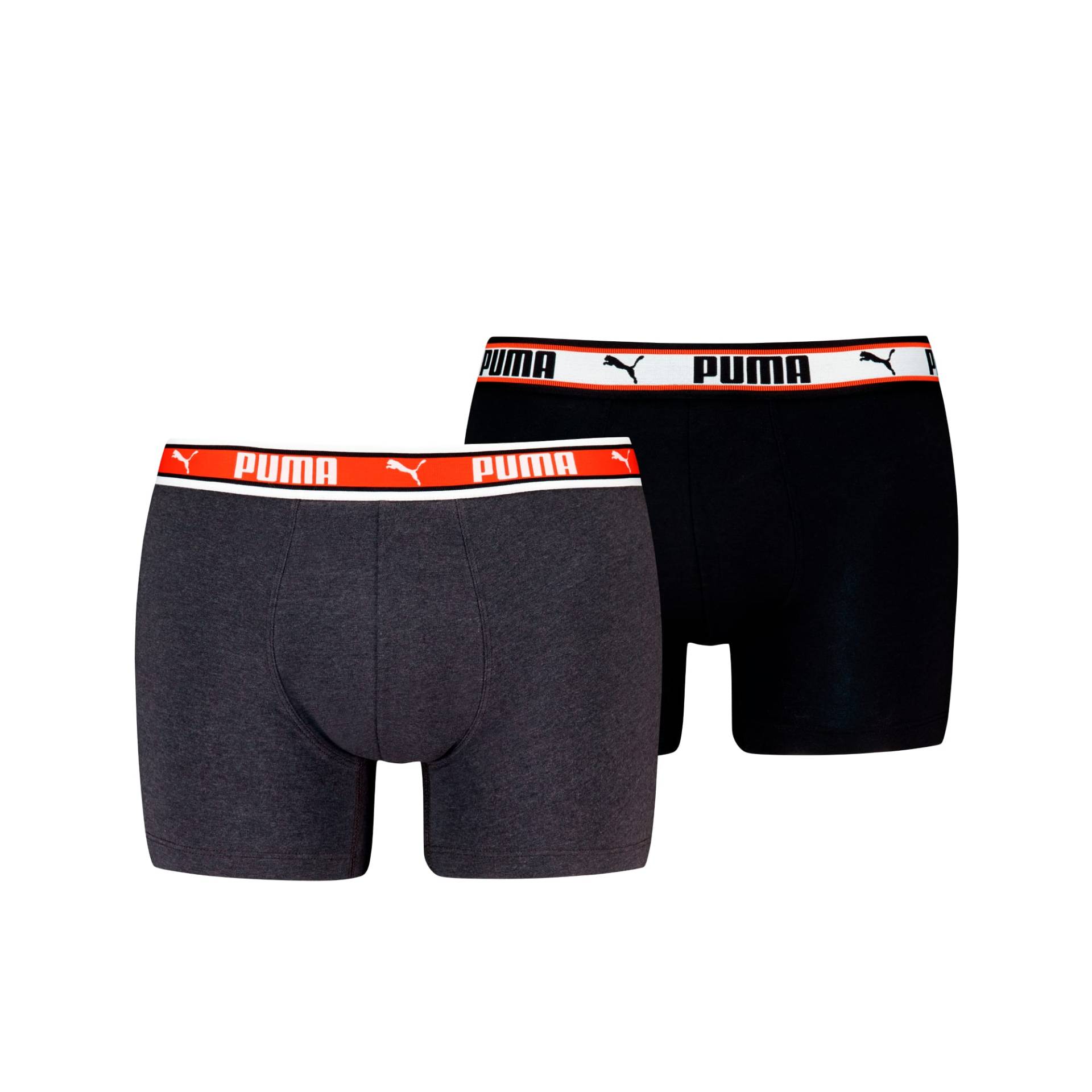 PUMA Boxershorts 2er-Pack Herren, Rot/Schwarz, Größe: XL, Kleidung von PUMA