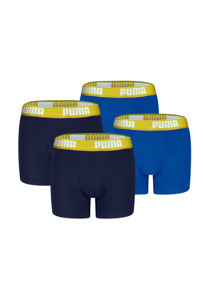 PUMA Boxershorts BOYS EVERYDAY BASIC BOXER 4P (Packung, 4-St., 4er-Pack) von PUMA