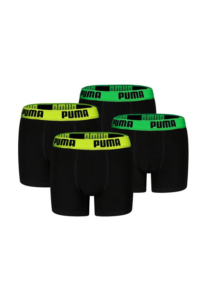 PUMA Boxershorts BOYS EVERYDAY BASIC BOXER 4P (Packung, 4-St., 4er-Pack) von PUMA