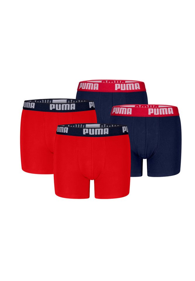 PUMA Boxershorts BOYS EVERYDAY BASIC BOXER 4P (Packung, 4-St., 4er-Pack) von PUMA