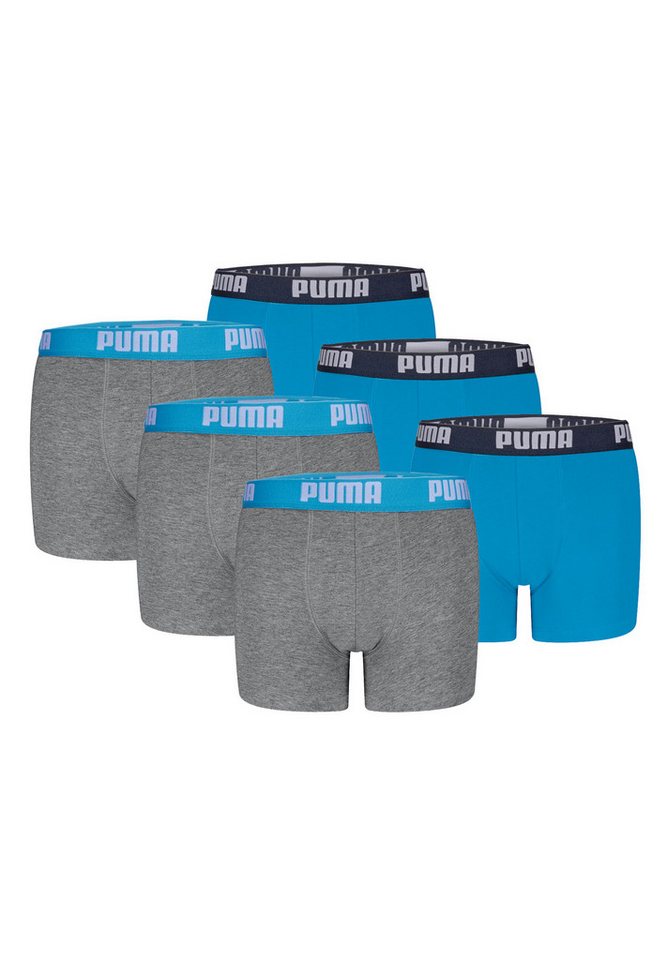PUMA Boxershorts BOYS EVERYDAY BASIC BOXER 6P (Packung, 6-St., 6er-Pack) von PUMA