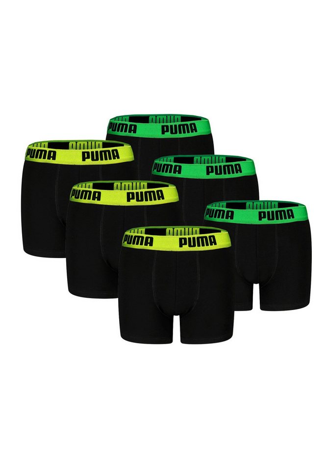 PUMA Boxershorts BOYS EVERYDAY BASIC BOXER 6P (Packung, 6-St., 6er-Pack) von PUMA