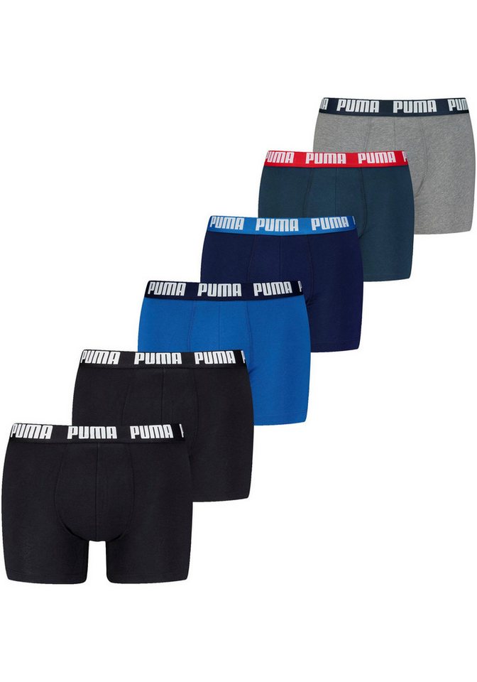 PUMA Boxershorts Herren Boxershorts Unterhosen (6er Pack) (6-er Pack) von PUMA